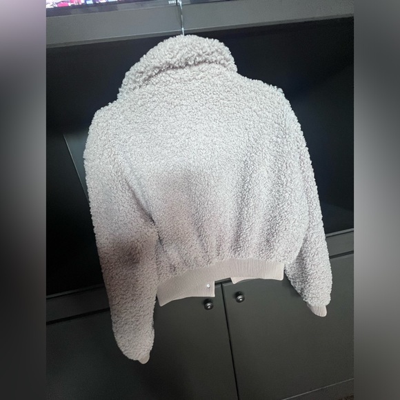 fuzzy button up jacket - Picture 2 of 3